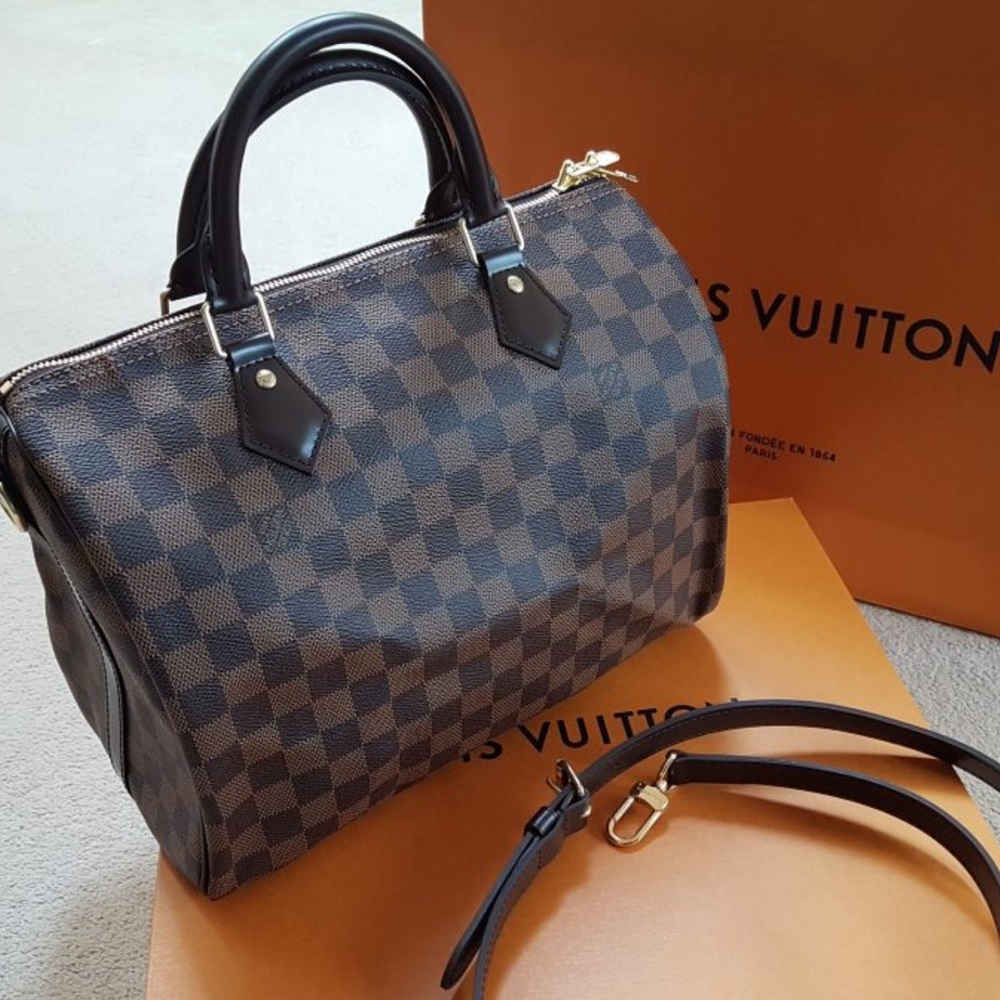 Louis✨Vuitton✨speedy 30 bandolier code SD3188 - Picture 1 of 16